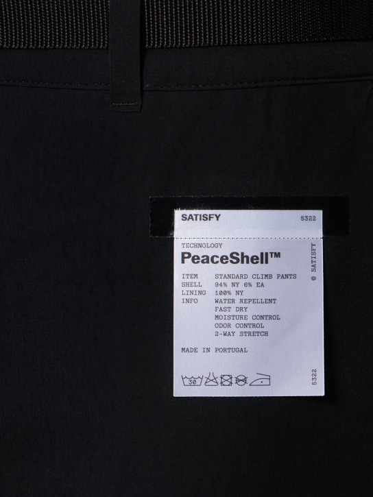 Satisfy: PeaceShell Standard Climb tech pants - Black - men_1 | Luisa Via Roma