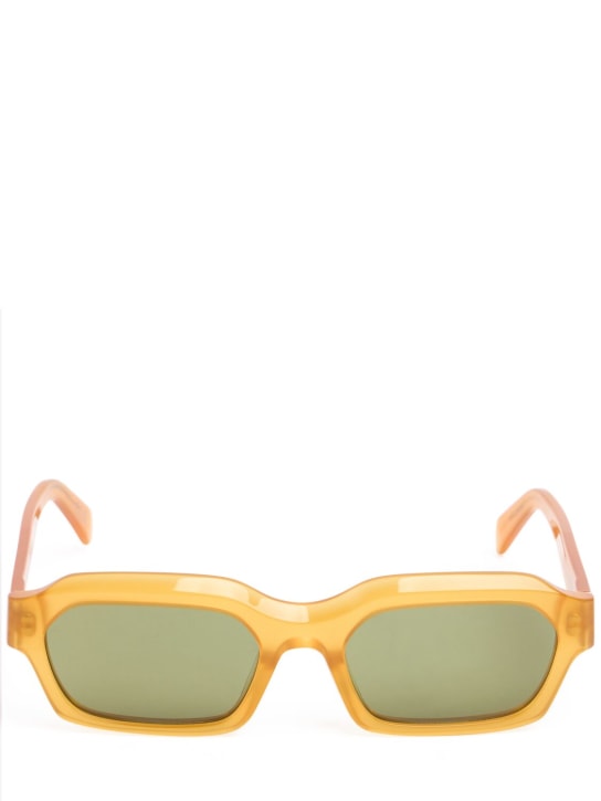 Retrosuperfuture: Boletus Sereno acetate sunglasses - Ochre/Green - women_0 | Luisa Via Roma