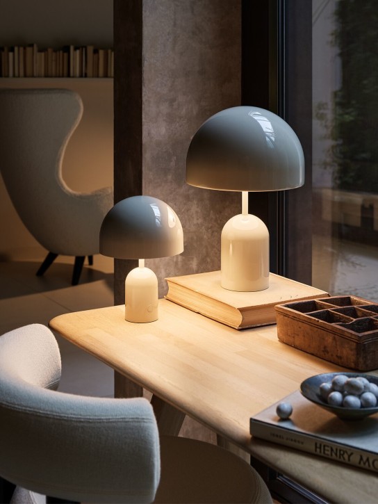 Tom Dixon: Bell LED table lamp - Grey - ecraft_1 | Luisa Via Roma
