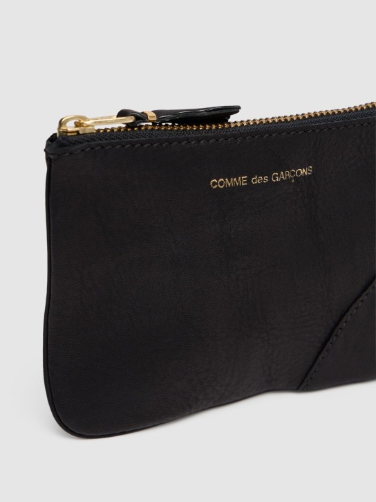 Comme des Garçons Wallet: Brieftasche mit Reißverschluss - Schwarz - women_1 | Luisa Via Roma