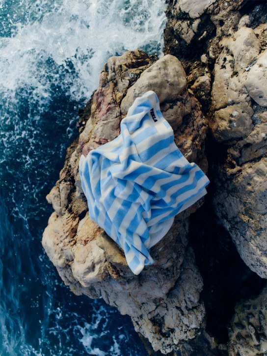 Tekla: Isle striped beach towel - ecraft_1 | Luisa Via Roma