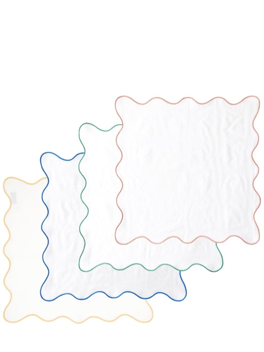 The Conran Shop: Set of 4 Scallop napkins - Multicolor - ecraft_0 | Luisa Via Roma