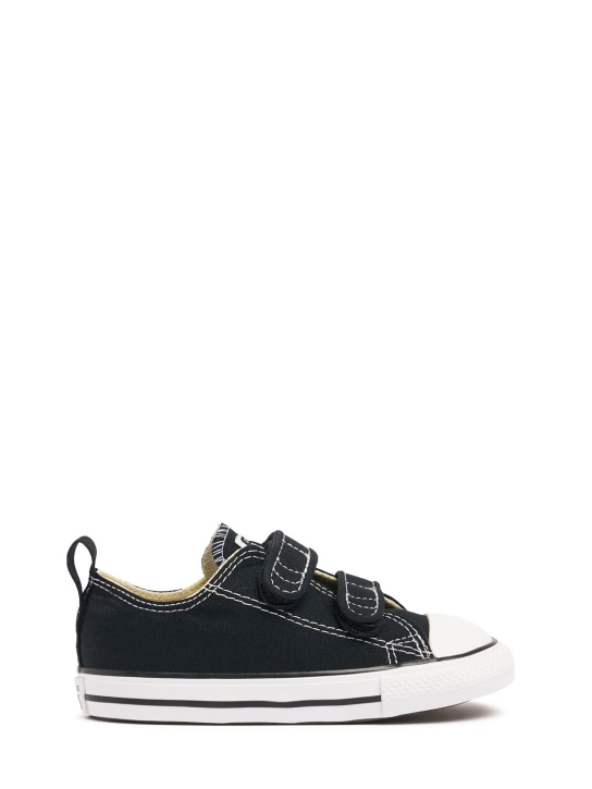 Converse: Chuck Taylor canvas strap sneakers - Black - kids-girls_0 | Luisa Via Roma