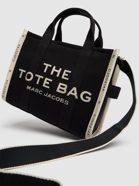 Marc Jacobs: Borsa The Medium Tote in cotone jacquard - Nero - men_1 | Luisa Via Roma