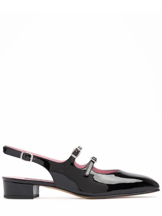 Carel: Zapatos destalonados de charol 20mm - Negro - women_0 | Luisa Via Roma