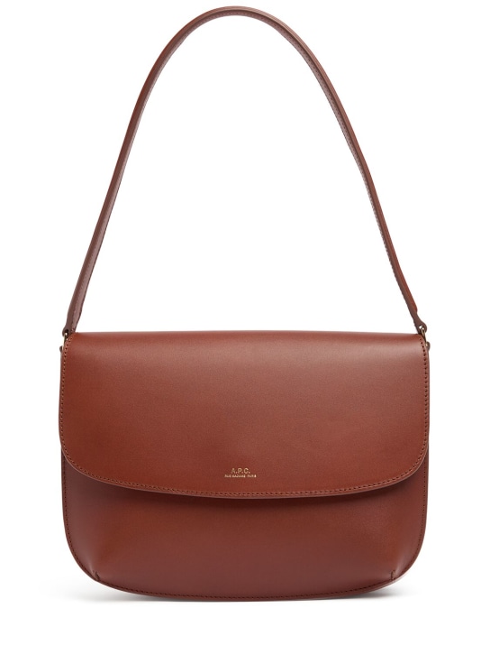 A.P.C.: Sarah leather shoulder bag - women_0 | Luisa Via Roma