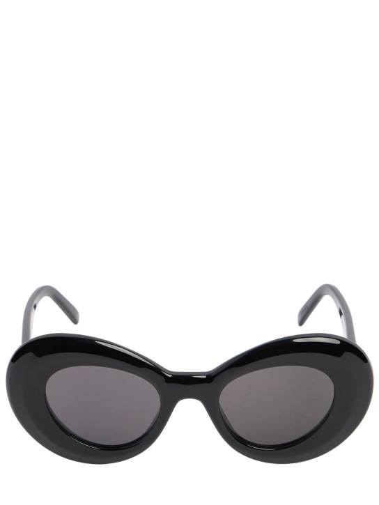 Loewe: Curvy acetate sunglasses - Black - men_0 | Luisa Via Roma
