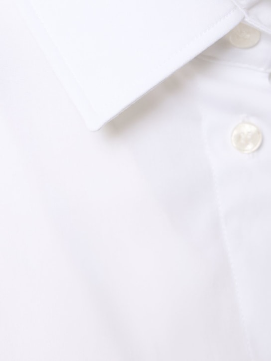 Dolce&Gabbana: Stretch cotton poplin shirt - White - women_1 | Luisa Via Roma
