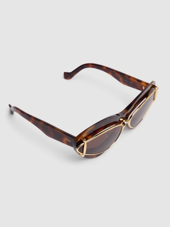 Loewe: Acetat-Sonnenbrille mit Doppelgestell - Havana - men_1 | Luisa Via Roma