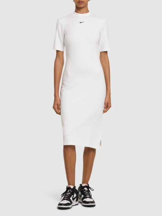 Nike: Midi dress - White - women_1 | Luisa Via Roma