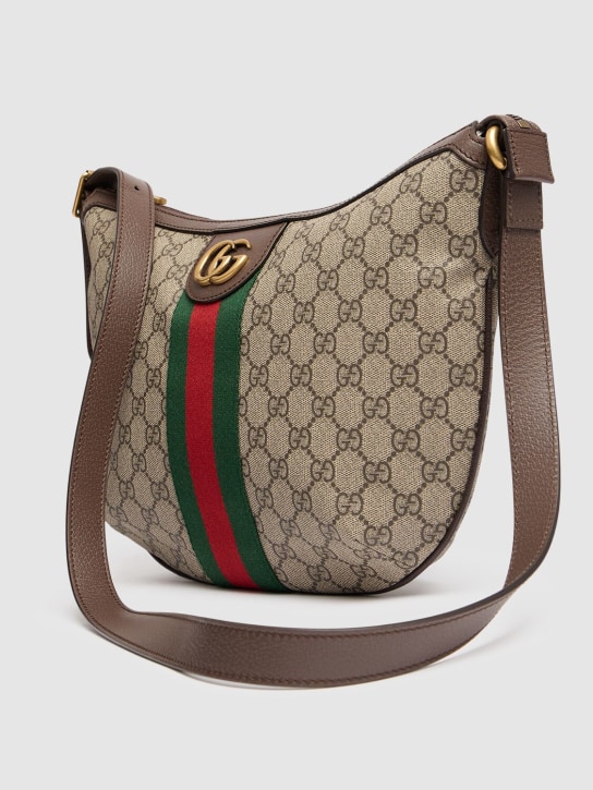 Gucci: Ophidia GG Supreme shoulder bag - Beige/Brown - men_1 | Luisa Via Roma