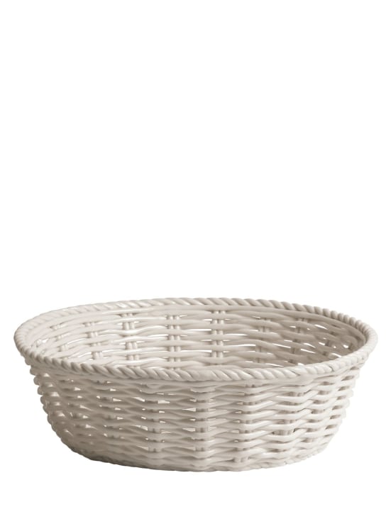 Seletti: Estetico Quotidian porcelain basket - White - ecraft_0 | Luisa Via Roma