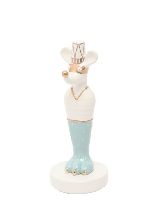 Bosa: Figurine en céramique Tolo - Blanc/Bleu - ecraft_0 | Luisa Via Roma