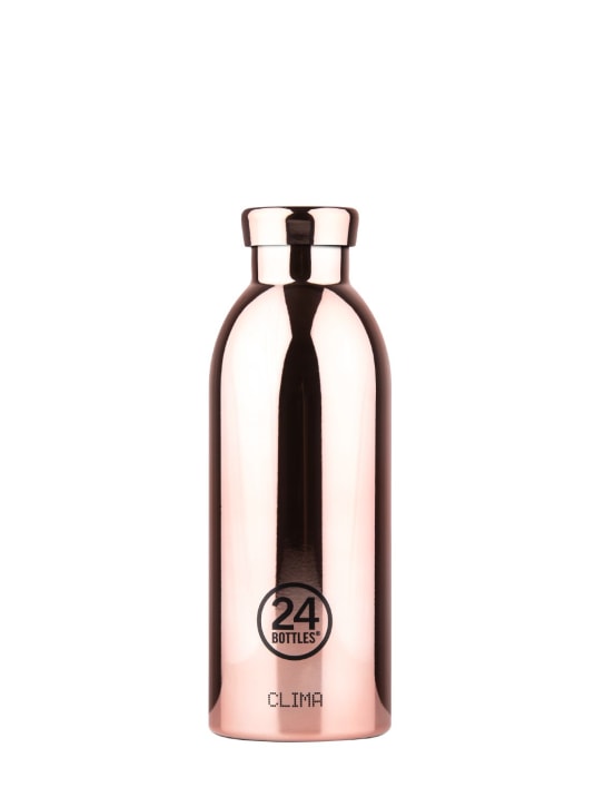 24bottles: 500ml Rose Gold Clima Bottle - Rosa - women_0 | Luisa Via Roma