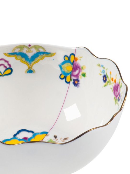 Seletti: Hybrid Bauci bone china bowl - Multicolor - ecraft_1 | Luisa Via Roma