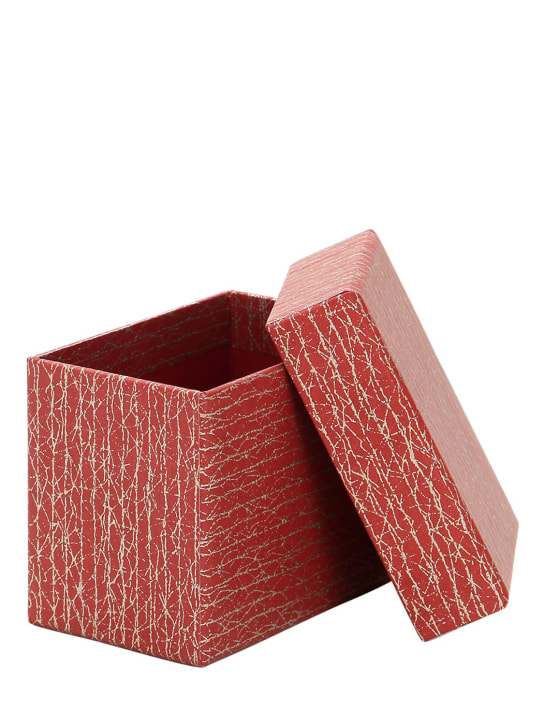 Rubelli: SMALL CRAQUELE LACCA BOX - Red/Beige - ecraft_1 | Luisa Via Roma