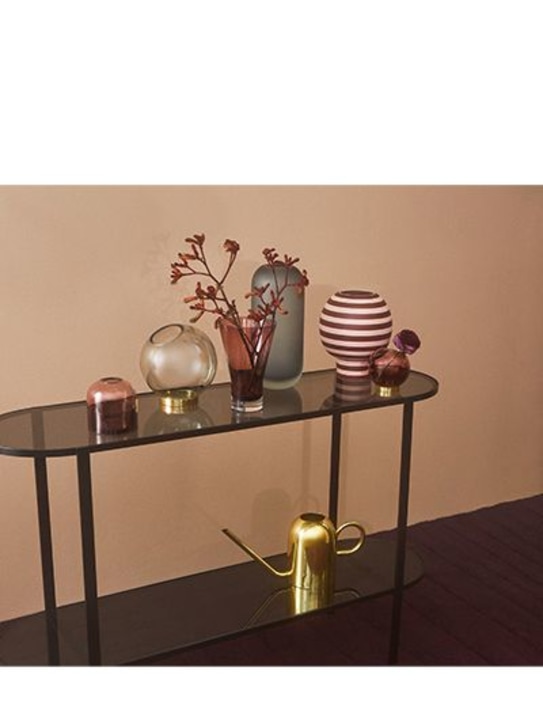 Aytm: Globe round glass vase - Yellow/Gold - ecraft_1 | Luisa Via Roma