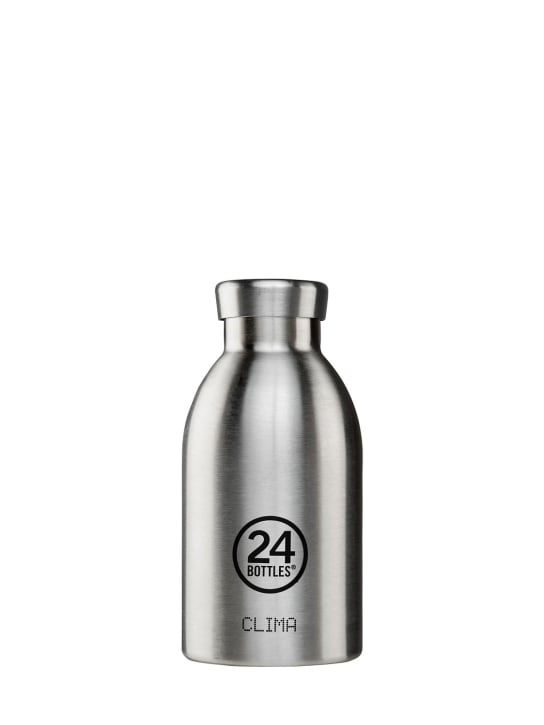 24bottles: Steel Clima Bottle 300ml - Argento - men_0 | Luisa Via Roma
