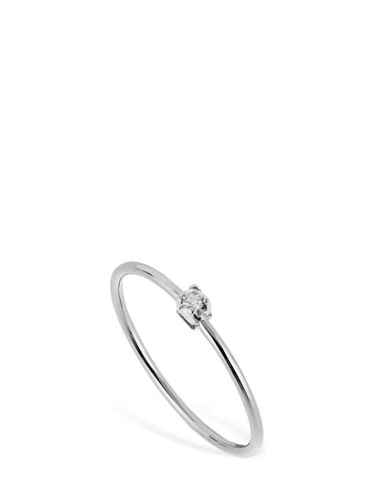 Vanzi: 18kt White gold & diamond ring - White Gold - women_0 | Luisa Via Roma