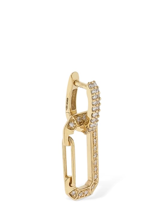 EÉRA: Chiara 18kt gold & diamond mono earring - Gold/Crystal - women_1 | Luisa Via Roma