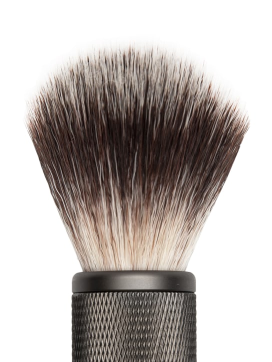 Depot: 734 Vintage anthracite shaving brush - Grey - beauty-men_1 | Luisa Via Roma