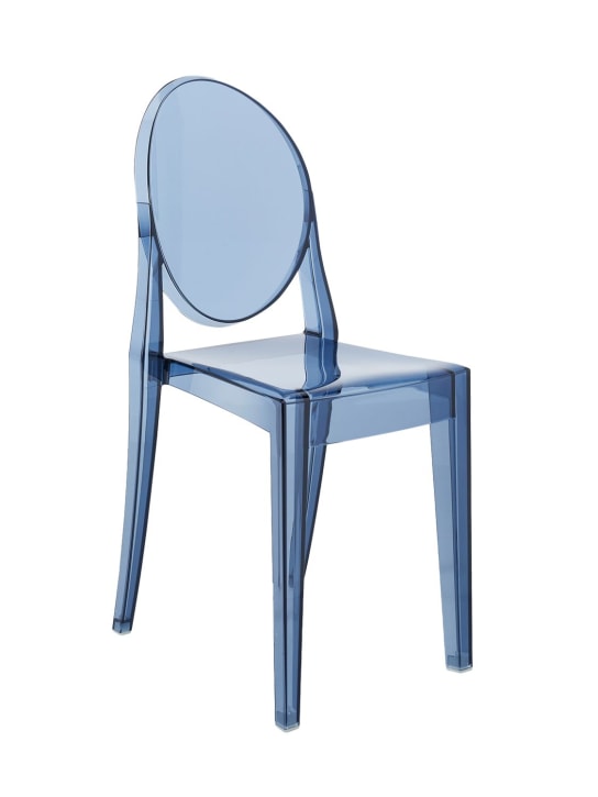 Kartell: Lot de 2 chaises Victoria Ghost - Bleu Poudré - ecraft_1 | Luisa Via Roma