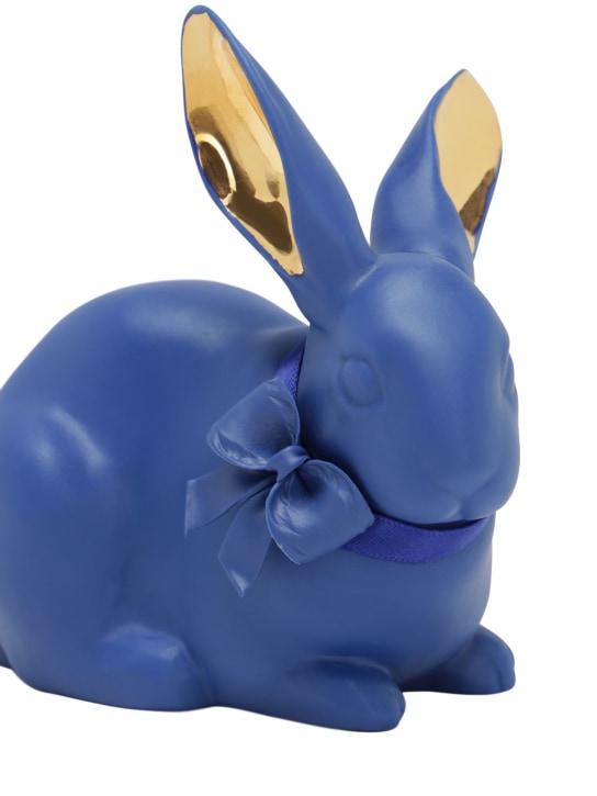Lladrò: The Rabbit figurine - Blue/Gold - ecraft_1 | Luisa Via Roma