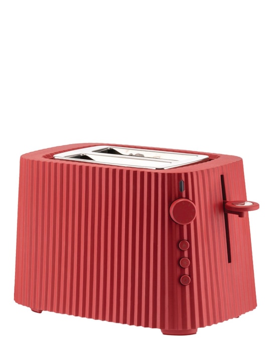 Alessi: Plissé toaster - Red - ecraft_0 | Luisa Via Roma