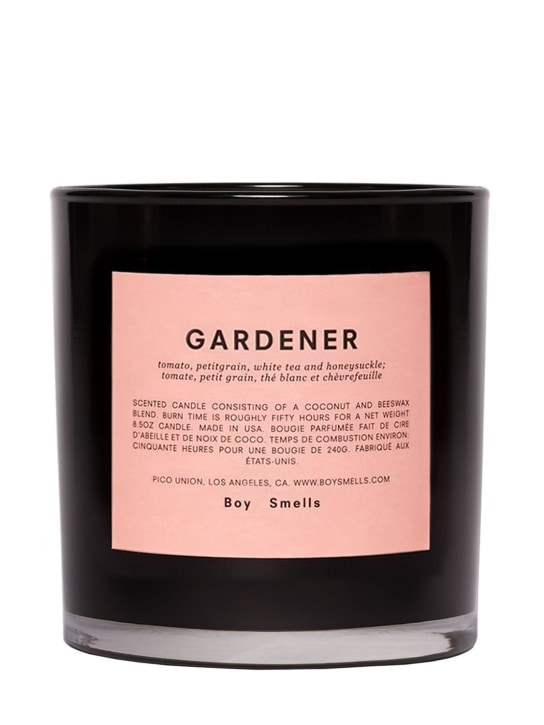 Boy Smells: 240g Gardener candle - Transparent - ecraft_0 | Luisa Via Roma