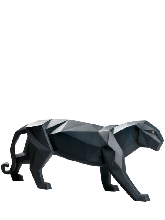 Lladrò: Panther handmade figurine - Black - ecraft_0 | Luisa Via Roma