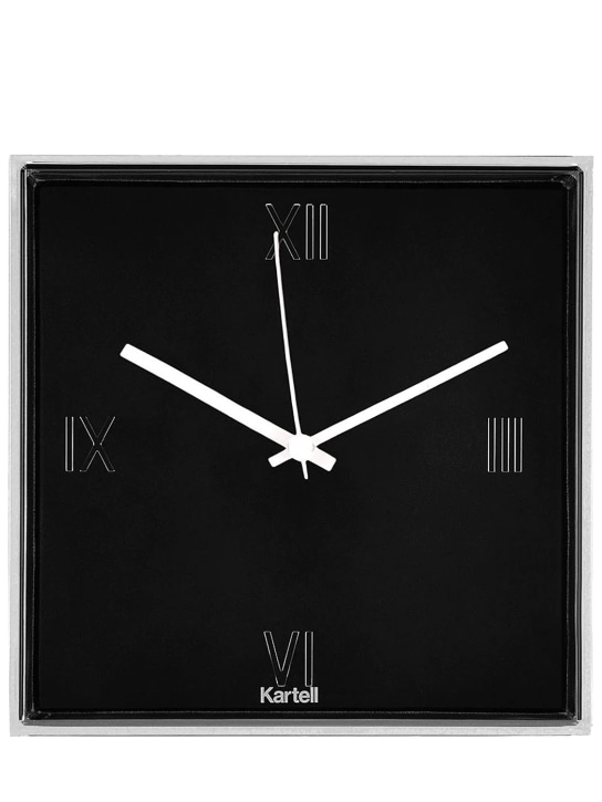 Kartell: Tic & Tac clock - Black - ecraft_0 | Luisa Via Roma