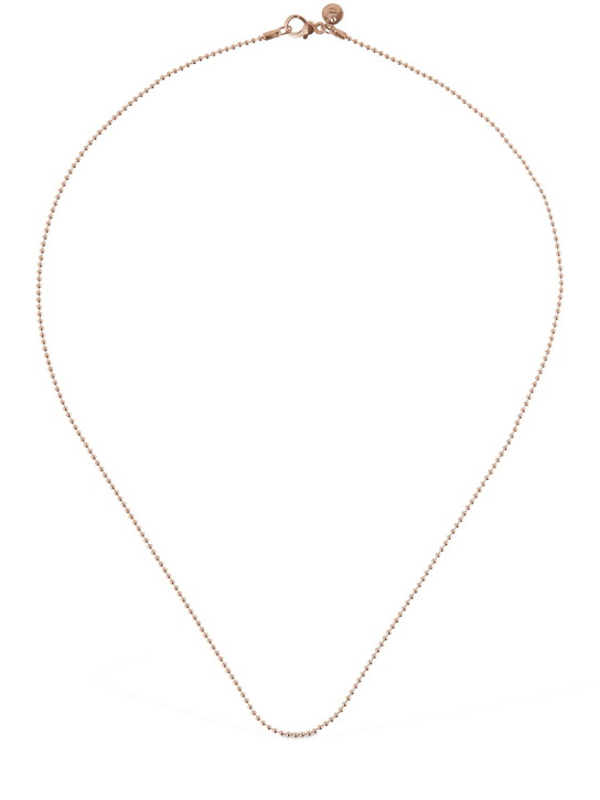 DoDo: 9Kt Rose Gold Bollicine necklace - Rose Gold - men_0 | Luisa Via Roma