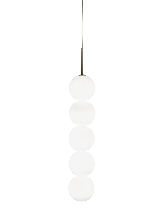 Terzani: Abacus pendant lamp w/ canopy - White - ecraft_0 | Luisa Via Roma