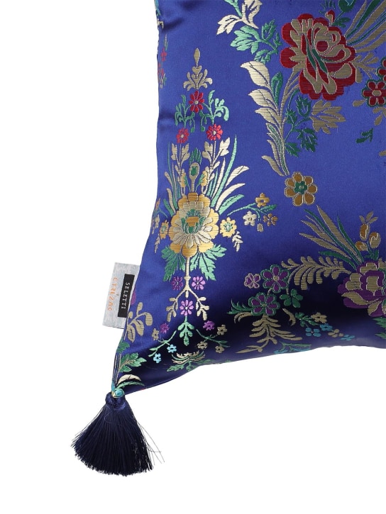 Seletti: Argia Hybrid cushion - Blue - ecraft_1 | Luisa Via Roma