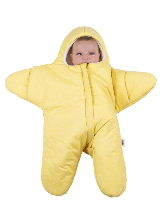 BABY BITES: Star cotton newborn sleeping bag - Yellow - kids-boys_1 | Luisa Via Roma