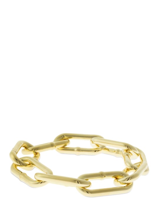 Bottega Veneta: Chunky chain bracelet - Gold - women_1 | Luisa Via Roma