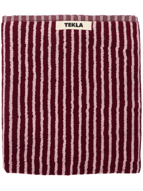 Tekla: 有机棉毛巾3条套装 - 粉色/红色 - ecraft_1 | Luisa Via Roma
