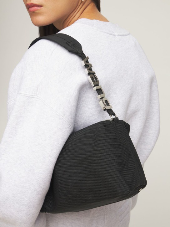 Alexander Wang: Heiress sport nylon shoulder bag - Black - women_1 | Luisa Via Roma