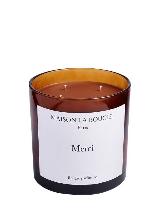 Maison La Bougie: 1.4kg Merci scented candle - Brown - ecraft_0 | Luisa Via Roma