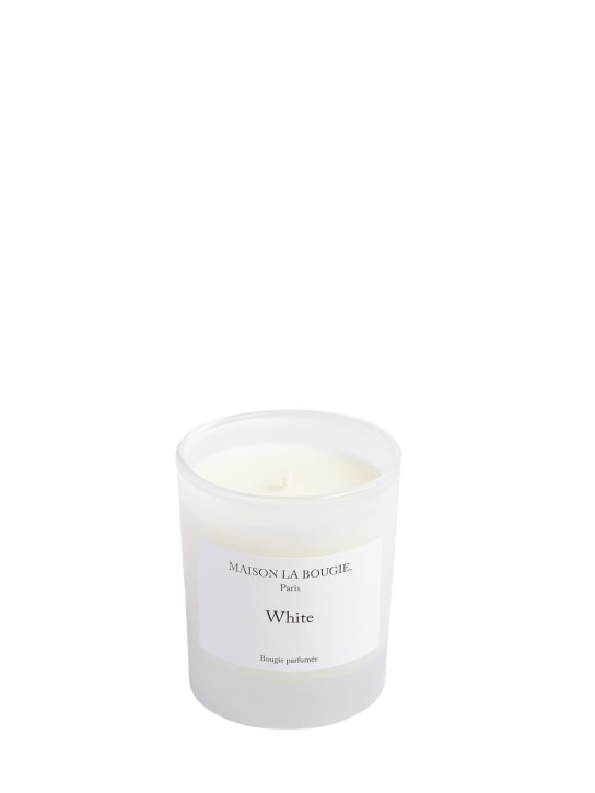Maison La Bougie: 200克White scented candle香氛蜡烛 - 白色 - ecraft_0 | Luisa Via Roma