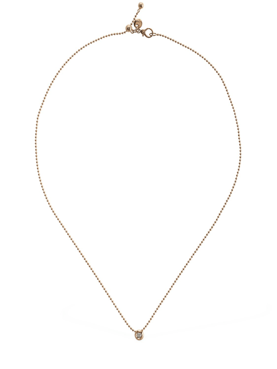 DoDo: Bollicine 9kt gold & diamond necklace - R.Gold/Crystal - women_0 | Luisa Via Roma