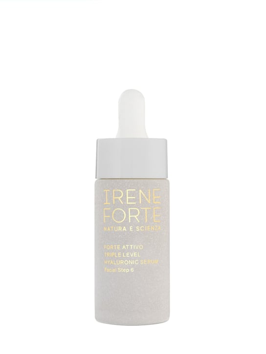 Irene Forte Skincare: 15ml Triple level hyaluronic serum - Transparent - beauty-men_0 | Luisa Via Roma