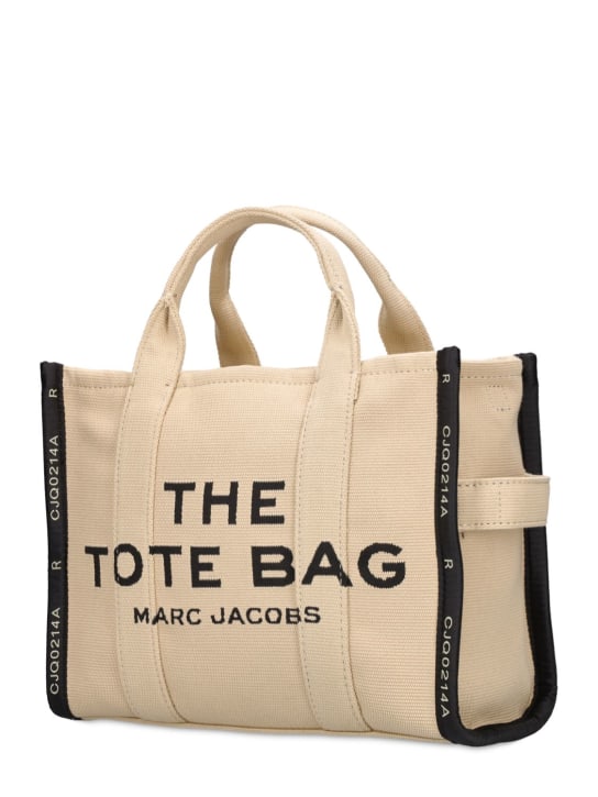 Marc Jacobs: Borsa The Medium Tote in cotone jacquard - Warm Sand - men_1 | Luisa Via Roma
