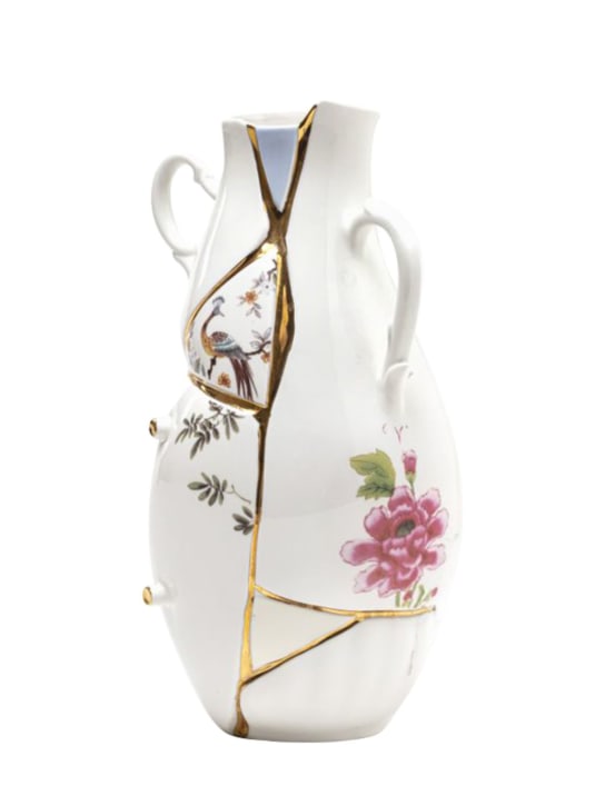 Seletti: Kintsugi big vase - White - ecraft_1 | Luisa Via Roma