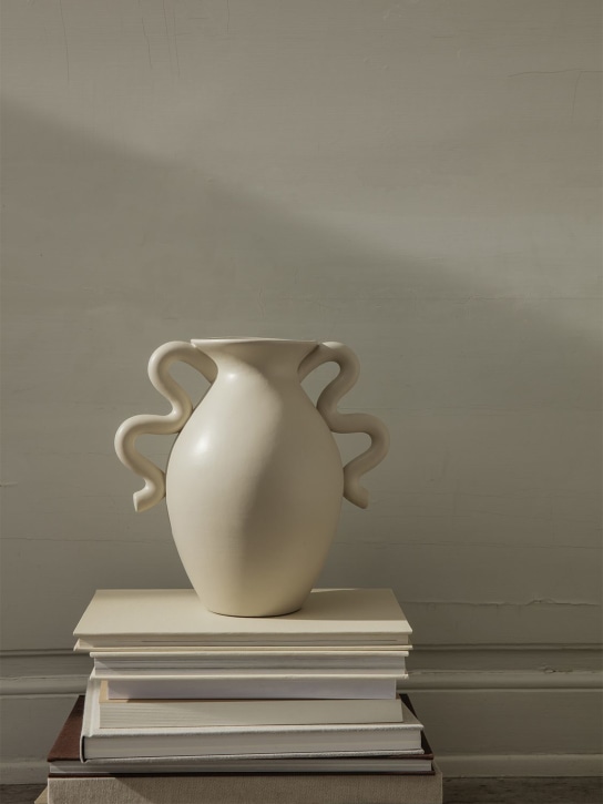 Ferm Living: Verso Table Vase - Cream - ecraft_1 | Luisa Via Roma