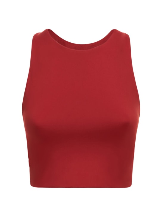 Girlfriend Collective: Top cropped Dylan - Rojo - women_0 | Luisa Via Roma