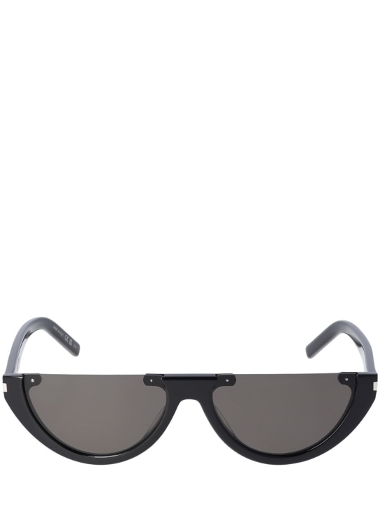 Saint Laurent: SL 563 acetate sunglasses - Black - men_0 | Luisa Via Roma