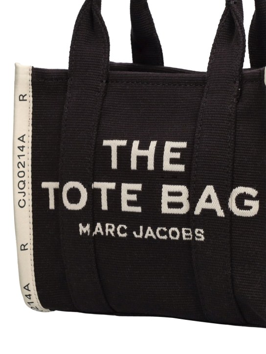 Marc Jacobs: Bolso tote The Small Tote de lona - Negro - men_1 | Luisa Via Roma
