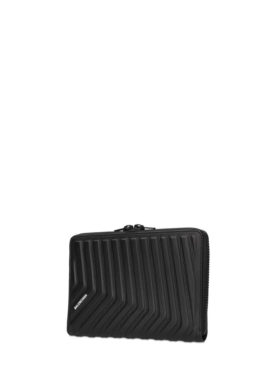Balenciaga: iPad-Tasche aus Leder „Car“ - Schwarz - men_1 | Luisa Via Roma