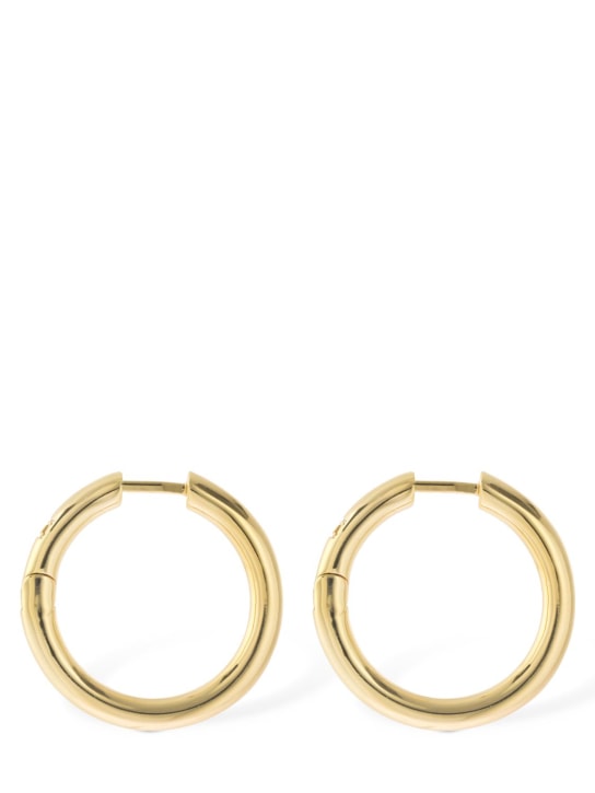 Federica Tosi: Eva hoop earrings - Gold - women_0 | Luisa Via Roma
